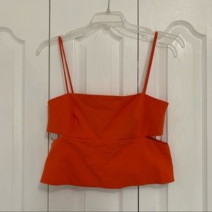 Orange Zara Crop Top